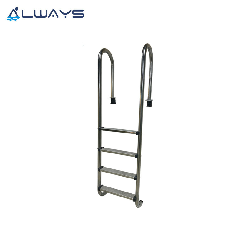 China factory supply 304/316 Stainless Steel Swimming Pool 2/3 /4/5 Steps  Ladder