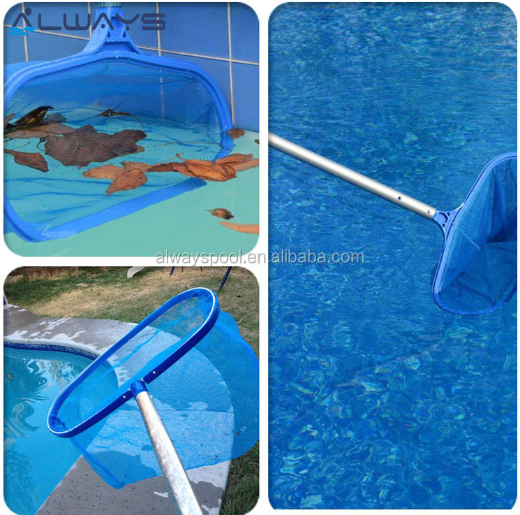 Swimming Pool Cleaning Sets Deep Bag Skimmer Leaf Rake with 3 Meters Telescopic Pole Pipe