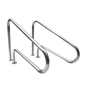 High quality and durable ARG 304/316 stainless steel removable swimming pool ladder handrails coverset