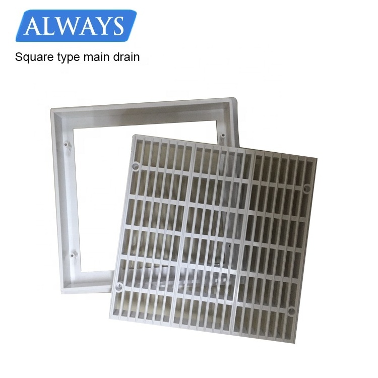 Bath Overflow Drain Covers Grid Bar Outdoor Drain Grates Swimming Pool Drain Cover