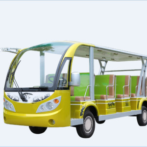 14 seater electric shuttle bus access without Door AW6147K electric tourist coach shuttle mini bus