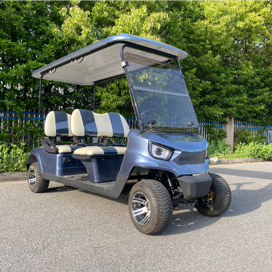 Electric club car golf car 4 seats all facing forwards