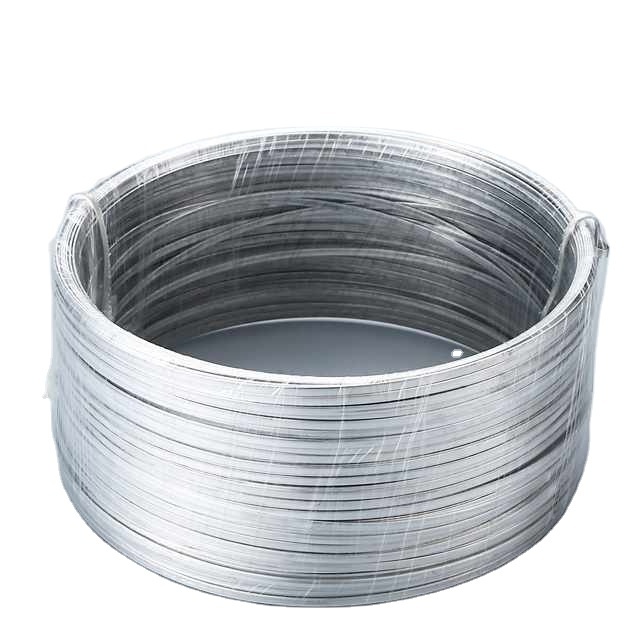 China manufacturer For making zipper teeth craft insulated flat aluminum metal wire