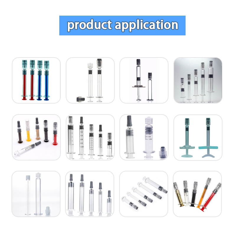 Automatic rotary Suction Medical Disposable 1ml 3ml 5ml 10ml  Prefilled Glass Lock Injection Syringe Filling And Sealing Machine