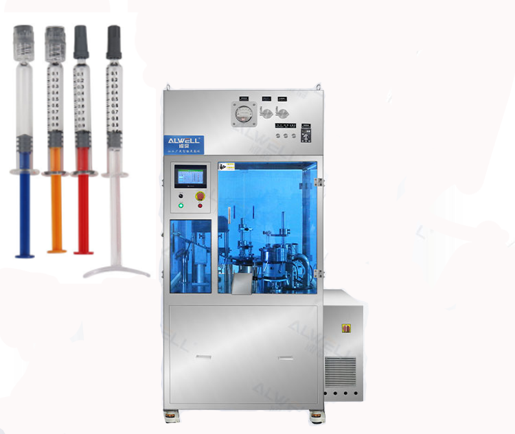 Small Capacity Fully Automatic 3ml 5ml 10ml medical Gel Prefilled Syringe Liquid Product Filling Machine