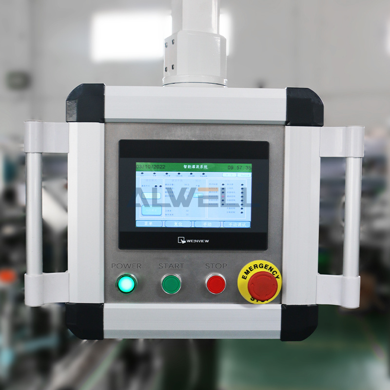 ALWELL Automatic Production Assembly Line Gel Nail Polish Filling Machine