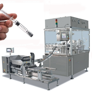 Electric dental cartridge injection prefilled syringe rotary filling capping machine fill line