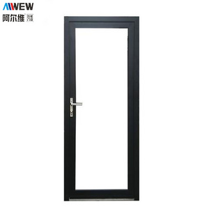 Modern hot sale aluminum interior room door sectional design glass swing door