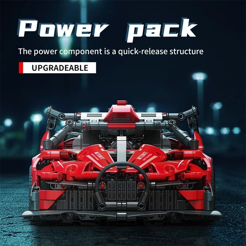 BlocX Technical Sports Car Assembling Model MOC City  1:14  Supercar Bricks Puzzle Interesting Funny Toy Kids Building Blocks