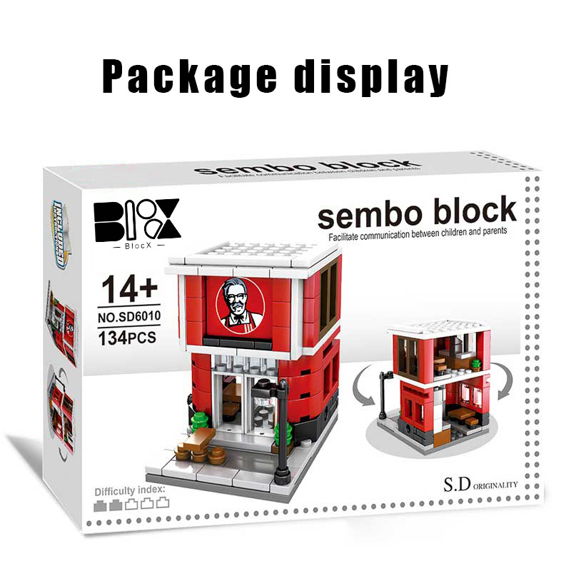 BlocX Modular Buildings Compatible  Model Building Blocks Bricks For Kids Education Toys