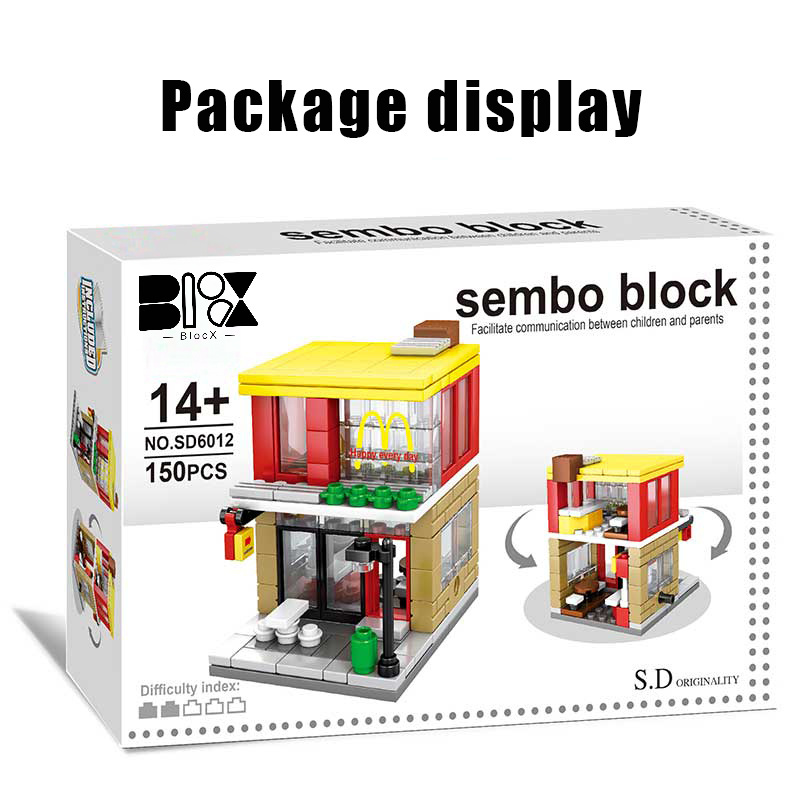 BlocX Modular Buildings Compatible  Model Building Blocks Bricks For Kids Education Toys