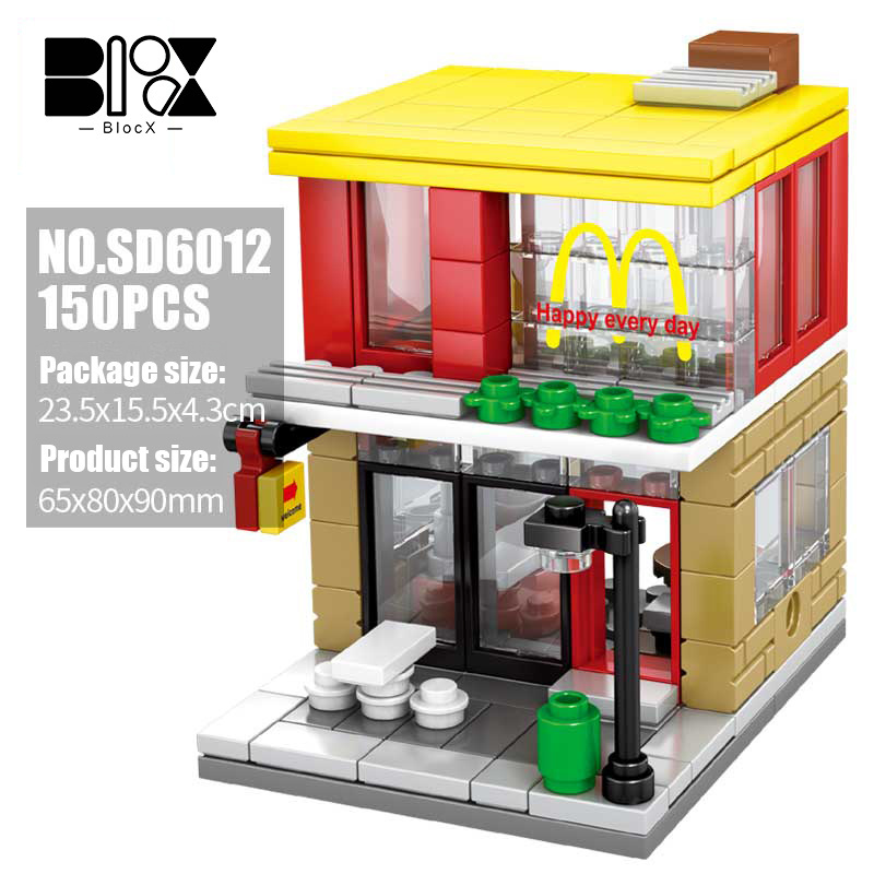 BlocX Modular Buildings Compatible  Model Building Blocks Bricks For Kids Education Toys