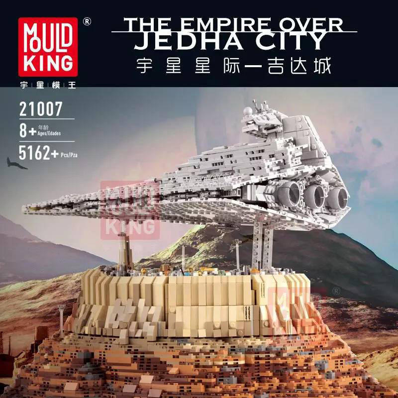 BlocX 21007 Star Plan Destroyer cruise ship building block for kids The Empire Over Jedha City starwars toy bricks