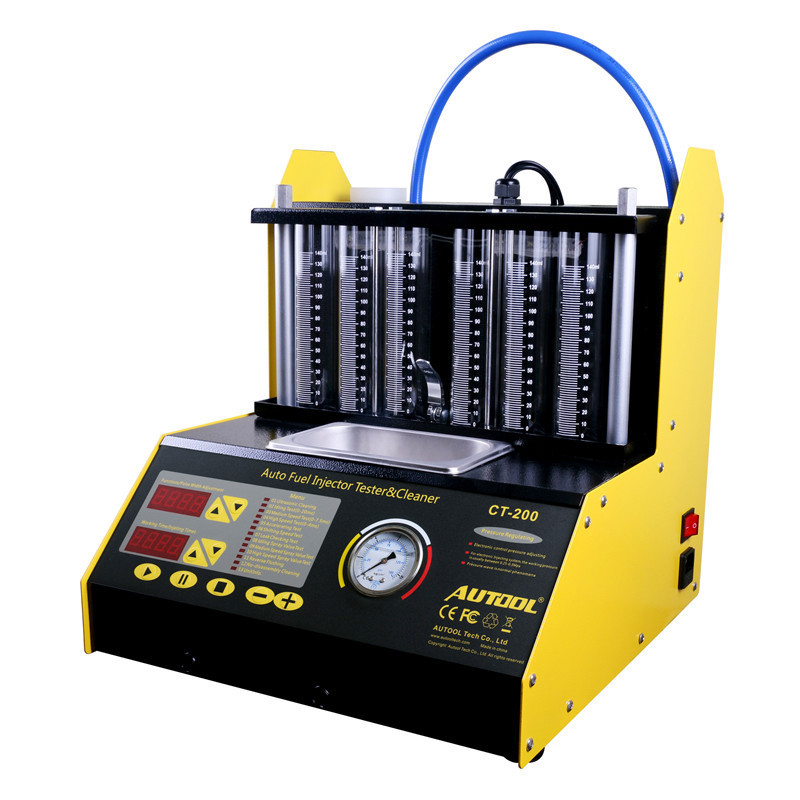 AM-CT200 Car Fuel Injector Nozzle Cleaner Injectors Tester 220V/110V Auto Motorcycle Ultrasonic cleaner for 6 cylinders