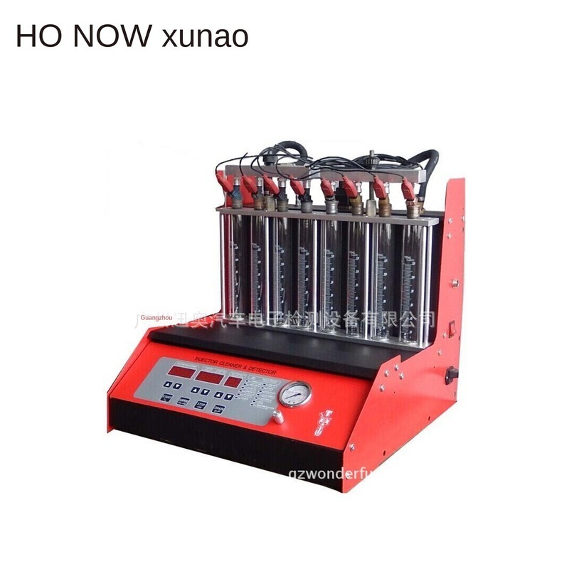 8 Cylinders Auto Fuel Injector Ultrasonic Nozzle Inspection and Cleaning Analyzer HO-8H