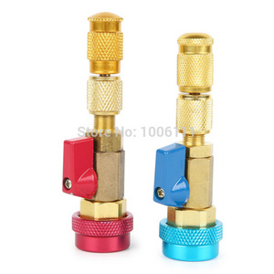 2pcs Car A/C Air Conditioning R134A Valve Core Quick Remover Tool High/ Low For R134  Valve Core