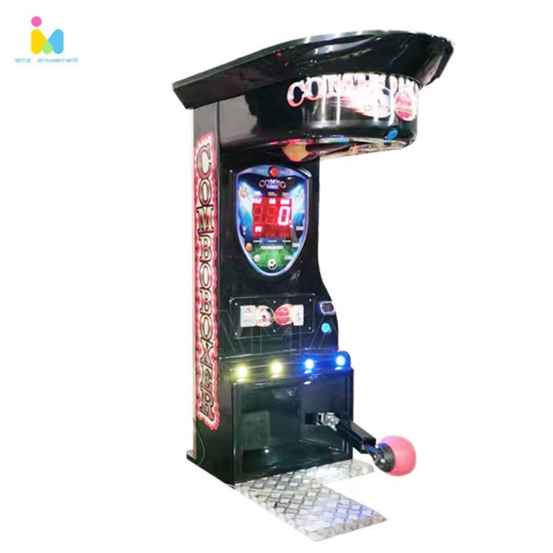 AMA Amusement Coin Operated kick and  Boxing Machine Arcade Game Boxing Punching And Kicking Machine For Sale