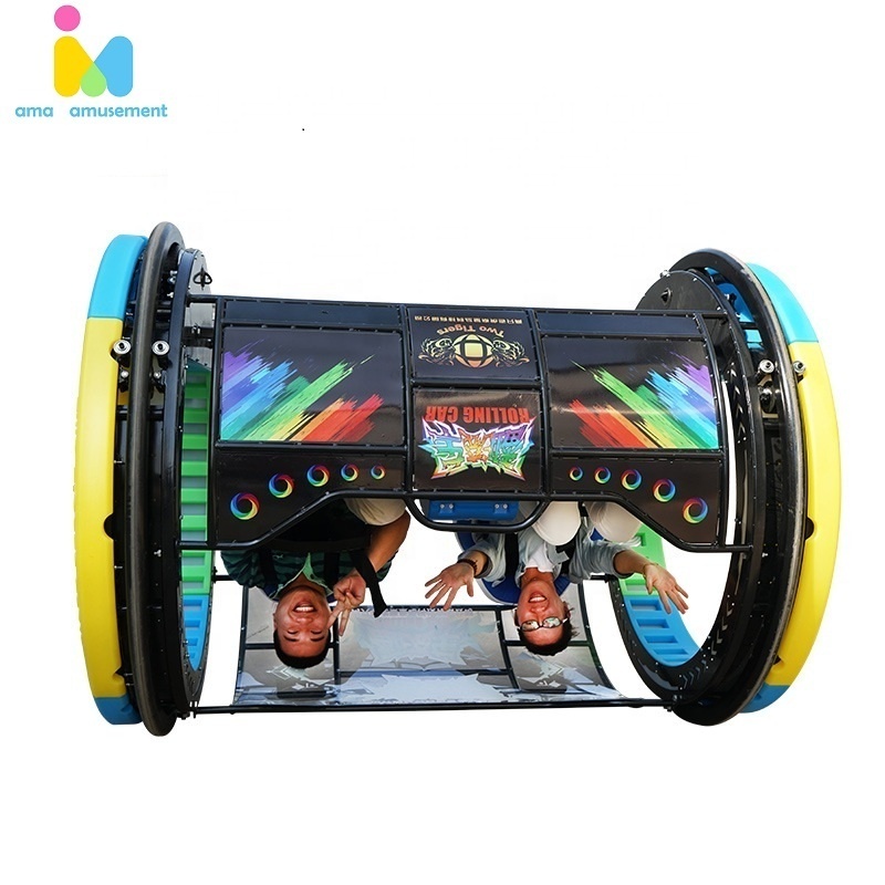 Outdoor amusement rolling car with wheels park Racing Simulator 360 Degree Remote Control Rolling Car