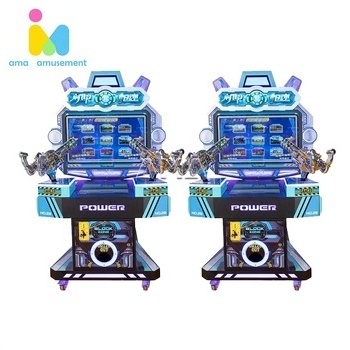 AMA 32 Inch New Design Indoor Amusement High Profit Coin Operated Arcade Video Gun Shooting Simulator Machine