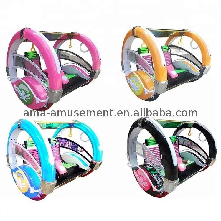 ride on rolling cars happy-car-amusement-rides two seat utility 360 rolling car with lights