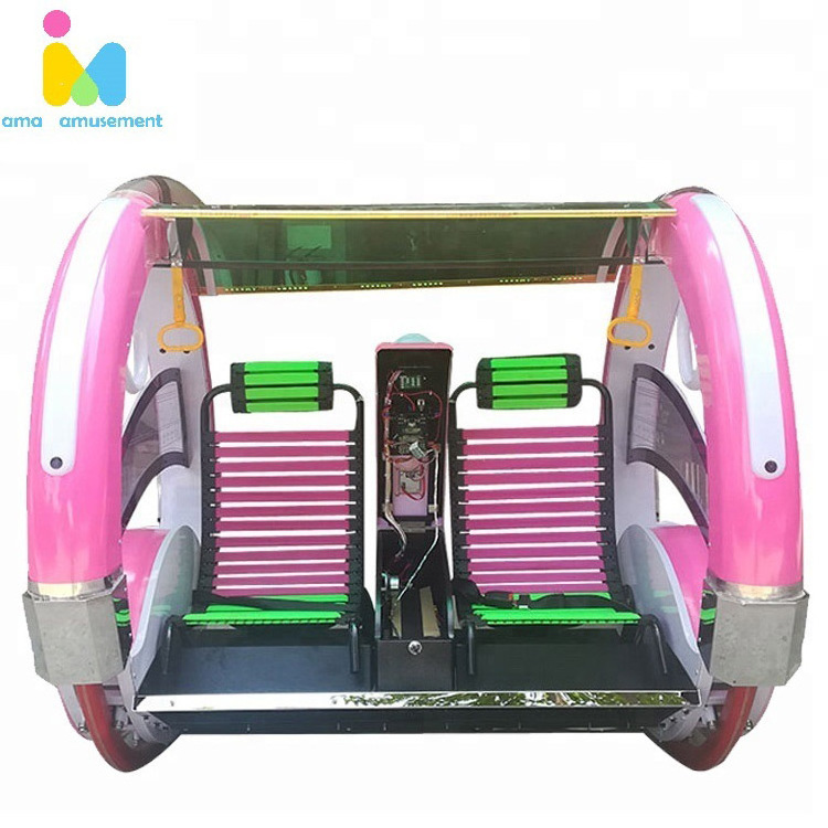 AMA commercial shopping mall battery balance swing happy 360 rolling car for amusement park