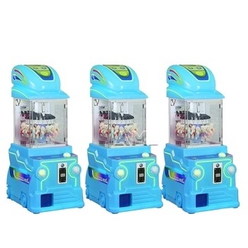 AMA Coin Operated Clamp Gift Games Machine Lucky Planet Clip Prize Machine Games For Kids