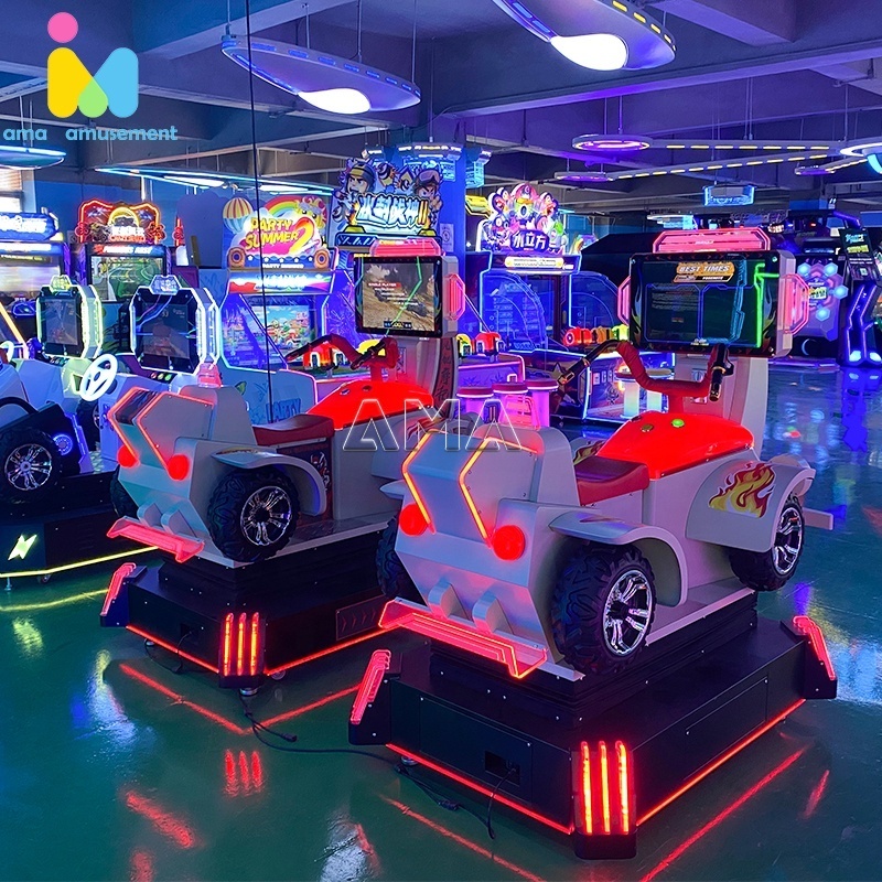 AMA Indoor Arcade Windchaser motorbike racing machine Kiddie Rides Coin Operated Simulator Driving Video Amusement