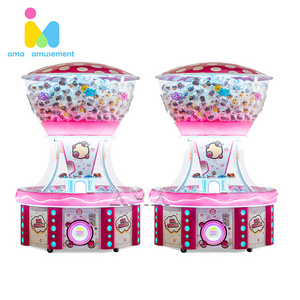 AMA Amusement Park Game Center Mall Coin Operated Automatic Crystal Capsule 4 Players Ball Paradise Gashapon Toy Vending Machine