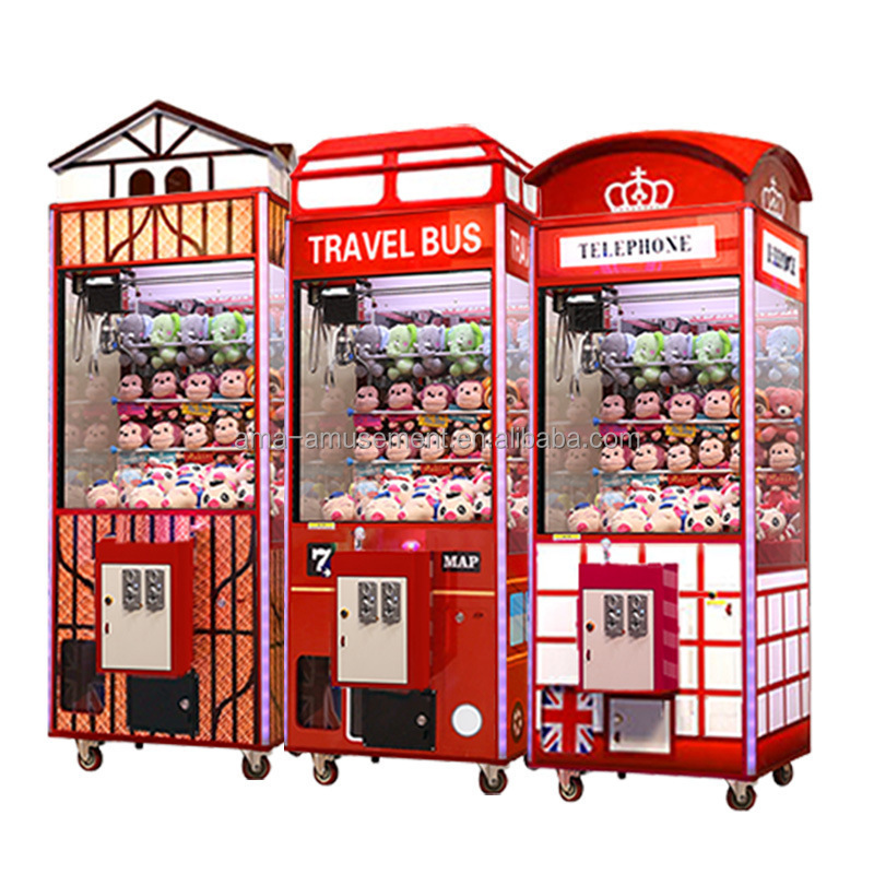 AMA Amusement Machine Plush Coin Games Adult Claw Machine Crane Toy Vending Machine