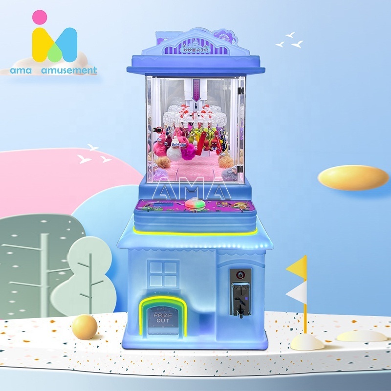 AMA Coin Arcade Clip Game Machines Coin Operated Customized Mini Boutique Clip Prize Game Machines