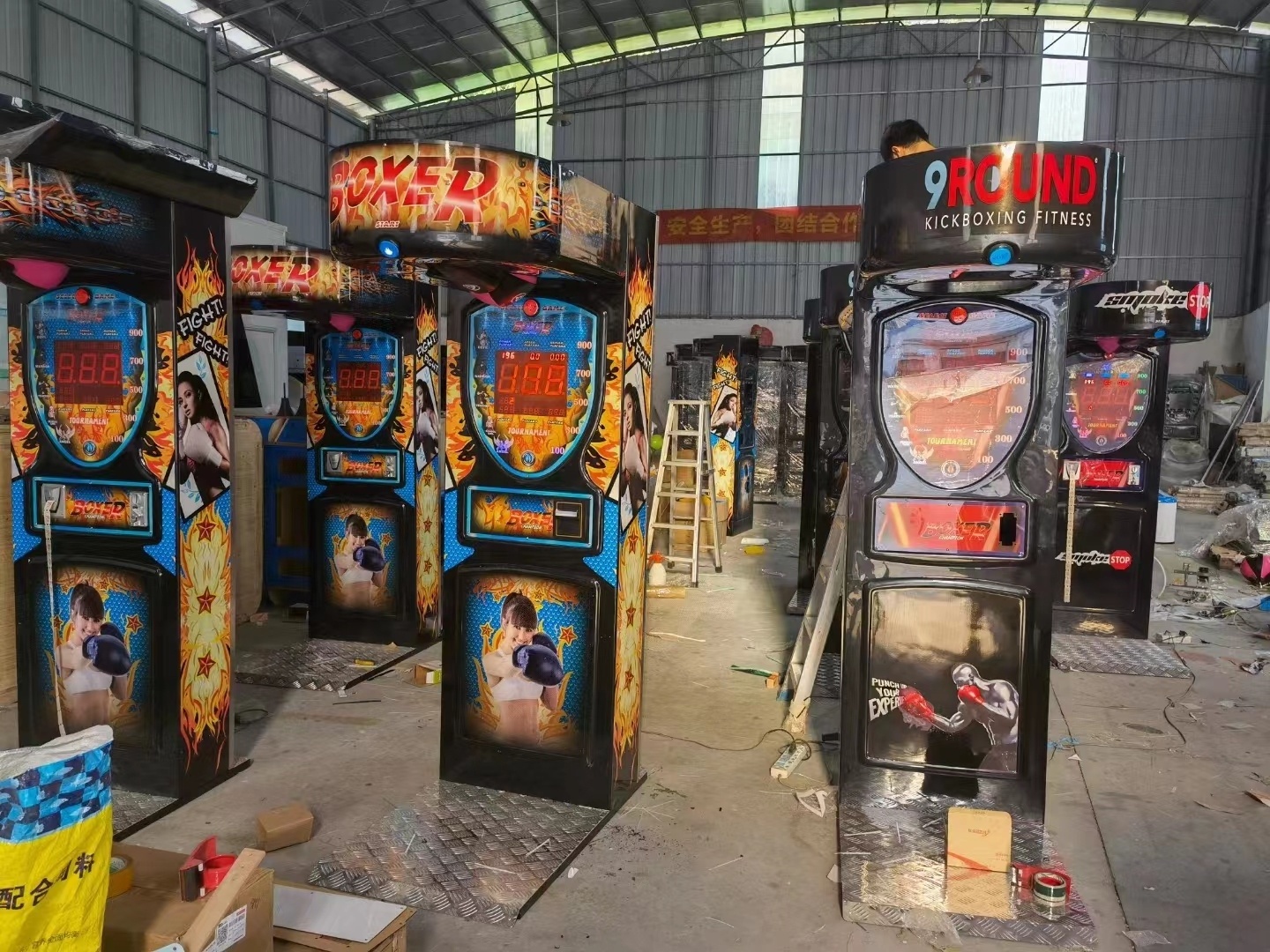 Coin Operated Sports Game Machine Ultimate Boxing Game Machine Arcade Game Electronic Boxing Machine for sale