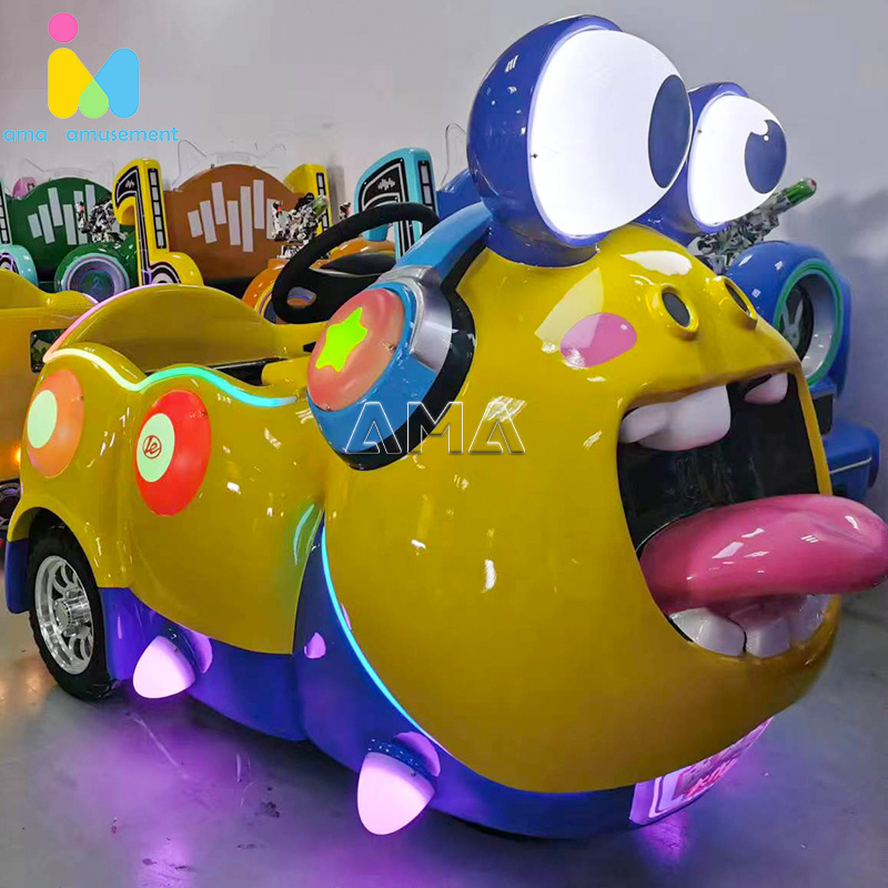 Guangzhou AMA Amusement Park Rides Christmas Mini Trackless Train For Kids To Ride For Shopping Mall