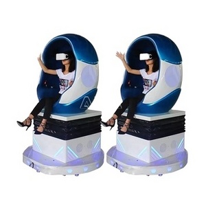 AMA Single Egg Chair 9D VR Shopping Mall 360 Roller Coaster Virtual Reality Game Vr Chair 9d Game Single Seat