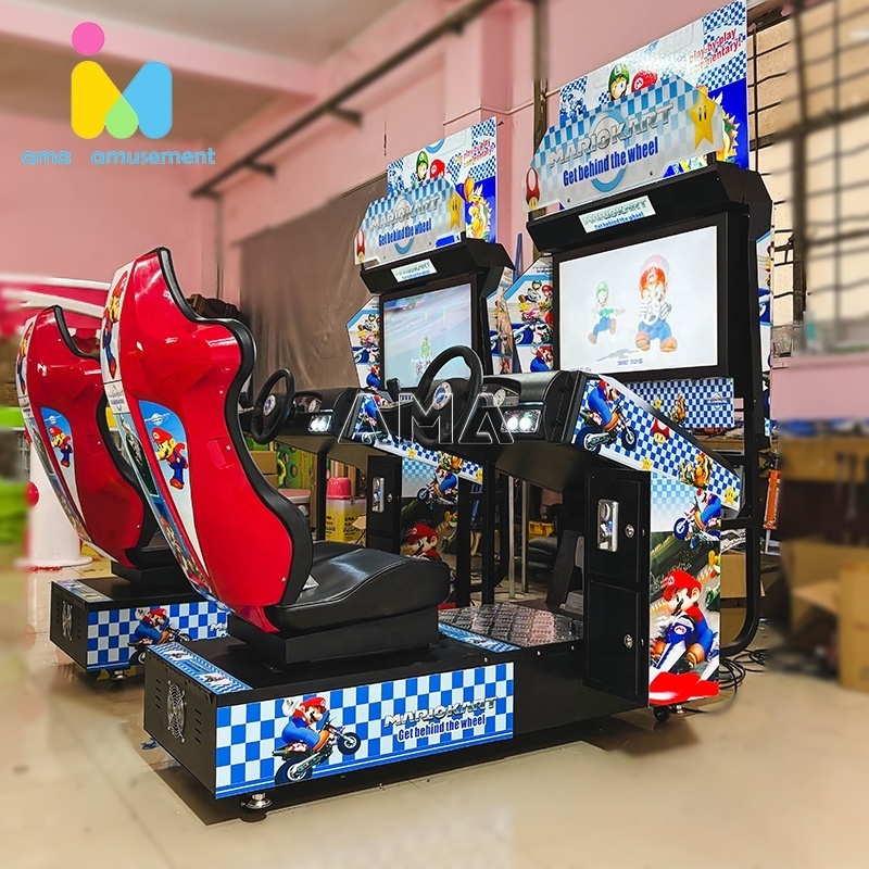 32 inch car racing game machine coin operated arcade racing simulator machine Mario kart arcade machine