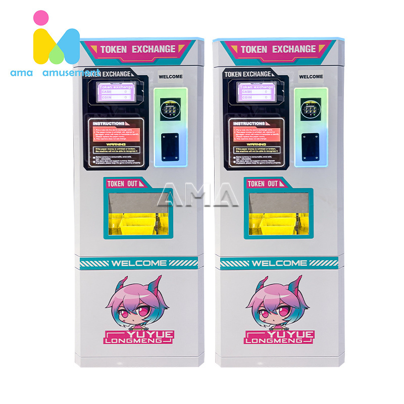 AMA High Quality Automatic Coin Changer Machine Automatic Bill Exchange Arcade Game Token Coin Change Machine