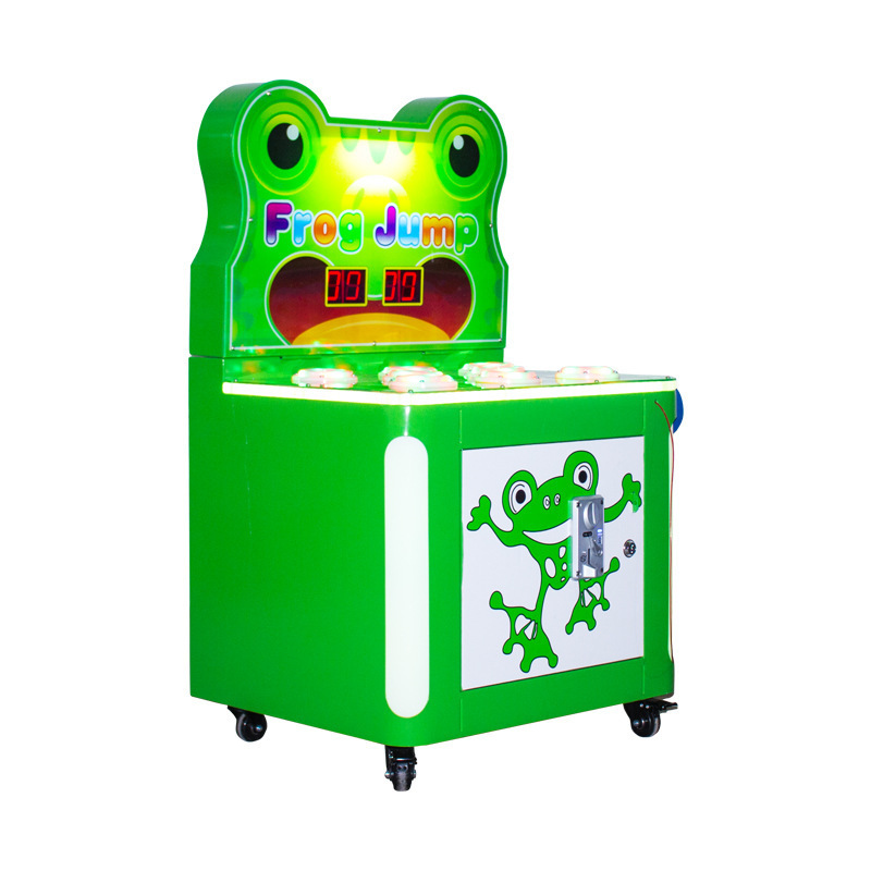 playground coin operated game machine  children's coin-operated indoor hammer frog hitting game  machine for kids