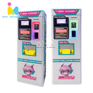 AMA High Quality Automatic Coin Changer Machine Automatic Bill Exchange Arcade Game Token Coin Change Machine