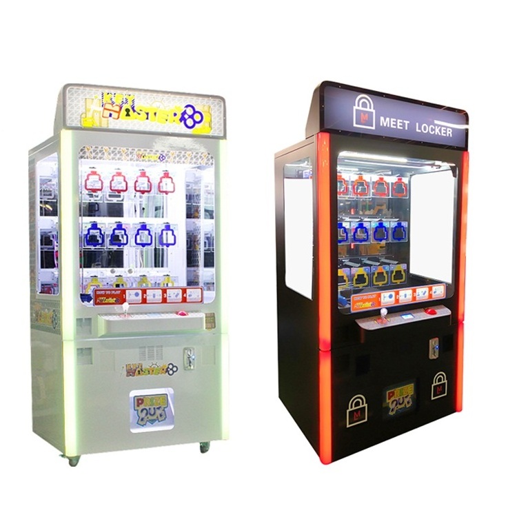 Coin Games 9 Holes Golden Key Game Shopping Mall Toy Vending Machine Claw Machine Black Wholesale Mini Key Master