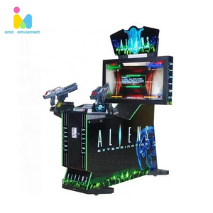 Most Popular Shooting Arcade Game Machine 42 Inch Aliens Shooting Arcade Game For Adults Video Game