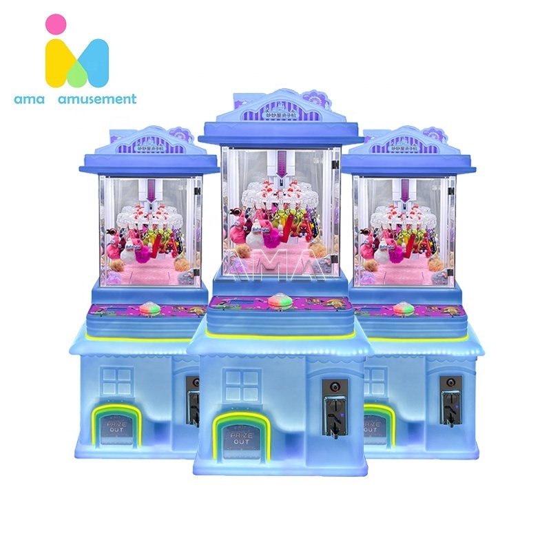 AMA Coin Arcade Clip Game Machines Coin Operated Customized Mini Boutique Clip Prize Game Machines