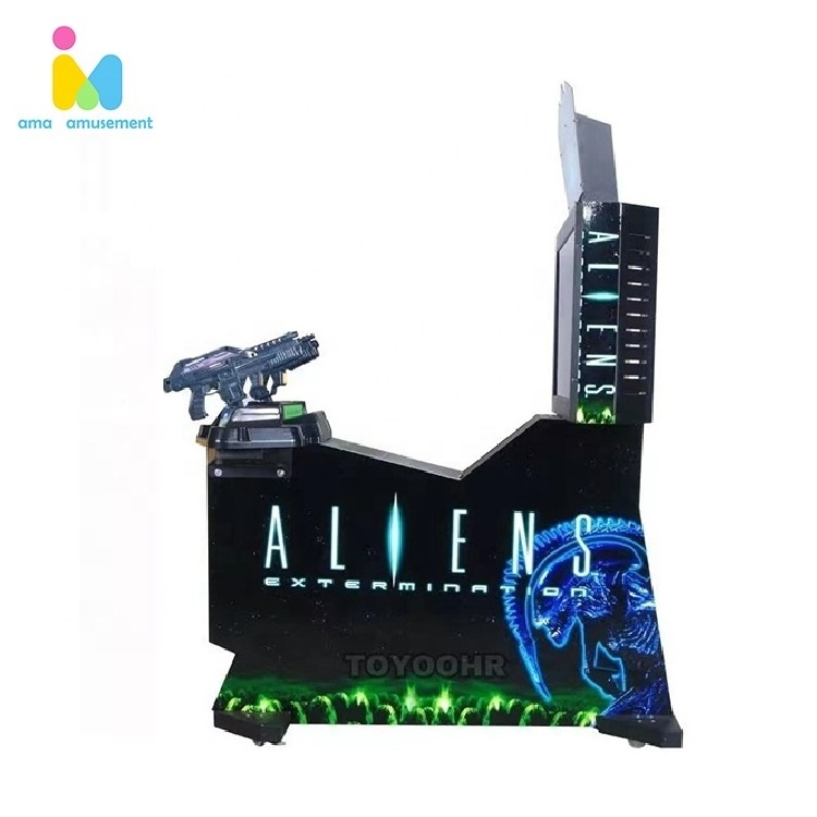 Most Popular Shooting Arcade Game Machine 42 Inch Aliens Shooting Arcade Game For Adults Video Game