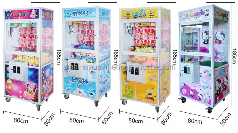 Mesin Japit Boneka Coin Operated Dollar Bill Plush Claw Machine Toy  Vending Machine