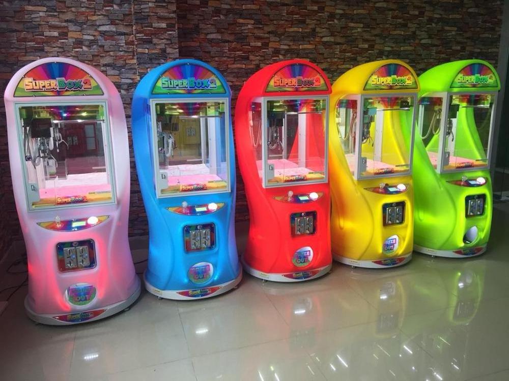 Claw Machine Coin Operated  Arcade Prize Stacker Game Super Box Mini tabletop Claw Machine For Sale