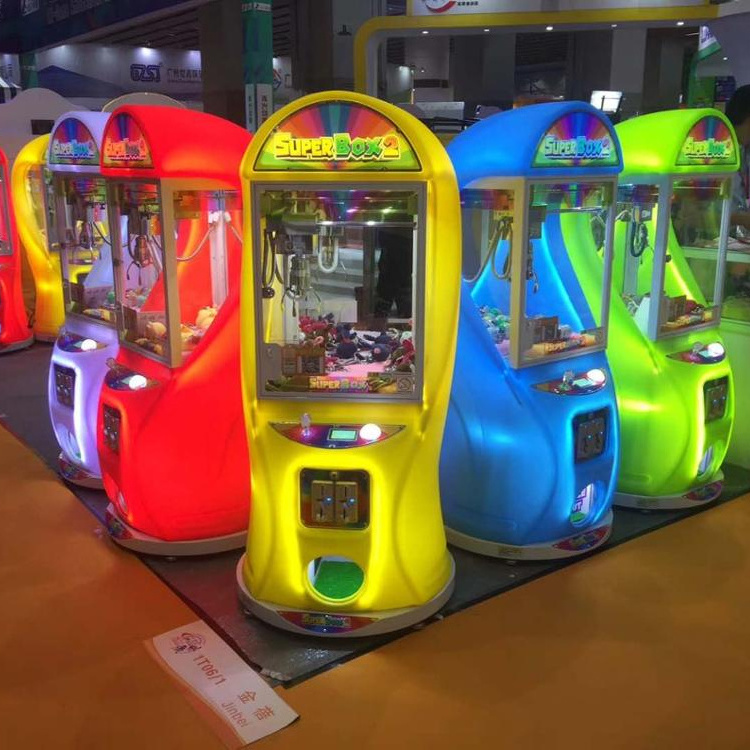 Claw Machine Coin Operated  Arcade Prize Stacker Game Super Box Mini tabletop Claw Machine For Sale