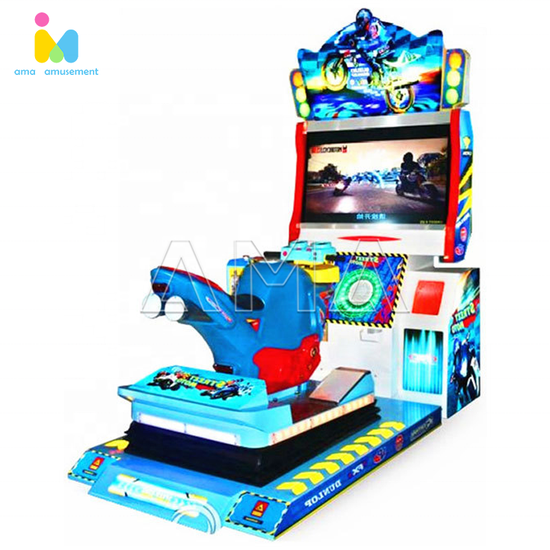 AMA coin operated street motorcycle amusement arcade car racing games machine speed drift