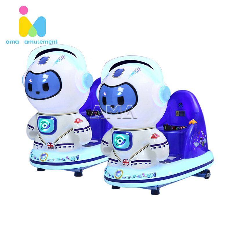 AMA Amusement New Design Coin Operated Games Kids Swing Car Mp5 Music Rocking Machine Ride kids swing car