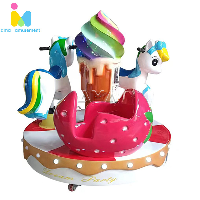 Arcade Game Machine Carousel Amusement Park Carousel Fairground Rides Small Carousel Horse For Sale