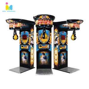 maquina de juego de music de boxeo indoor wall mount coin operated arcade punch boxing music game machine