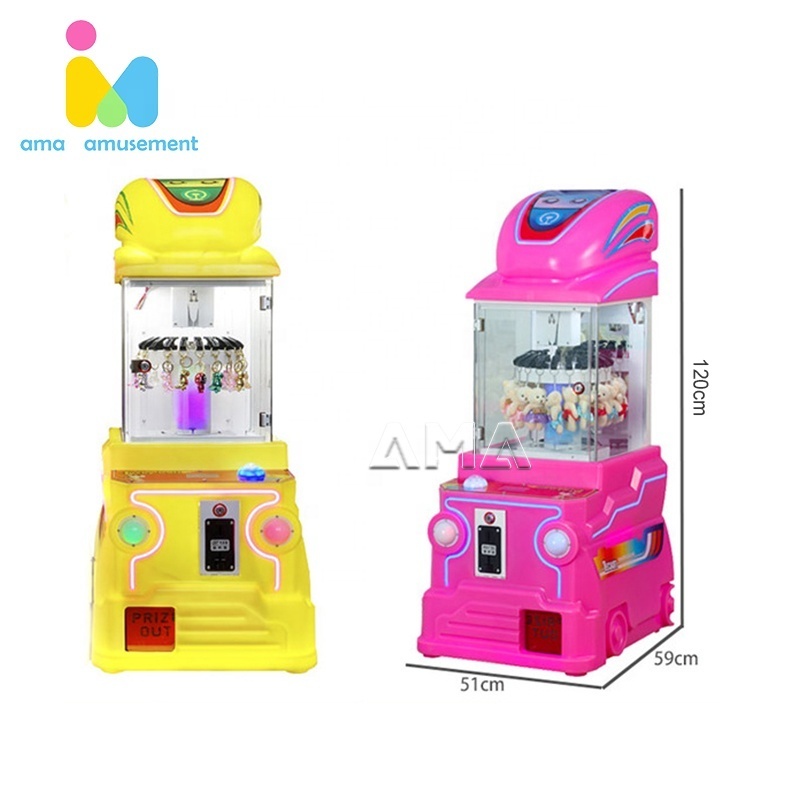 AMA Coin Operated Clamp Gift Games Machine Lucky Planet Clip Prize Machine Games For Kids