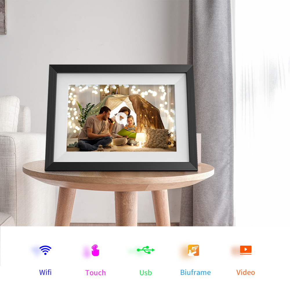 AMABOO 7 Inch Paintings And Wall Arts Photo Album Display Pictures And Videos Digital Photo Frame